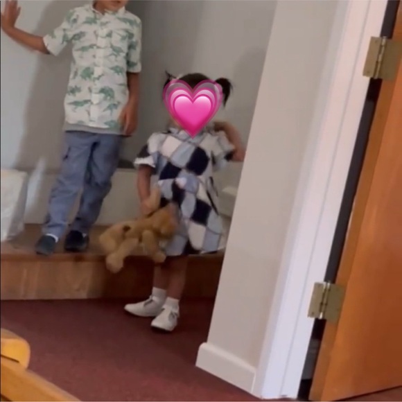 Janie and Jack Blue dress 18-24 months - Picture 2 of 7